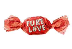 Конфета Pure Love сливки клубника