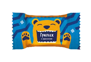 Конфета Грильяж с арахисом весовые Медвеган