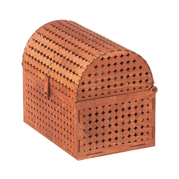 Сладкий новогодний подарок Сундук Ажурный