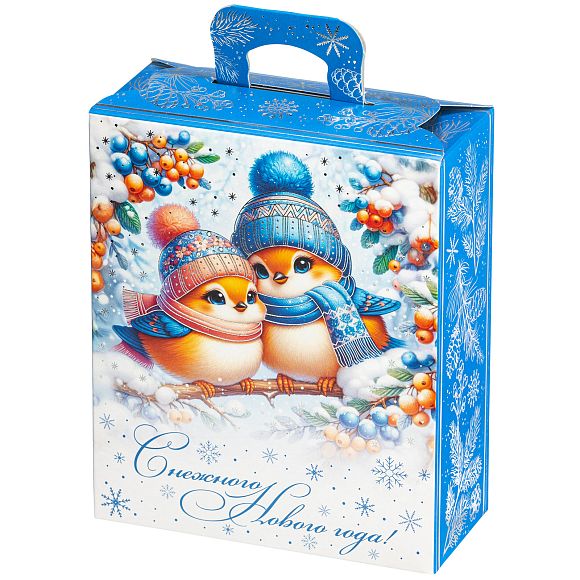 Сладкий новогодний подарок Зимние птицы