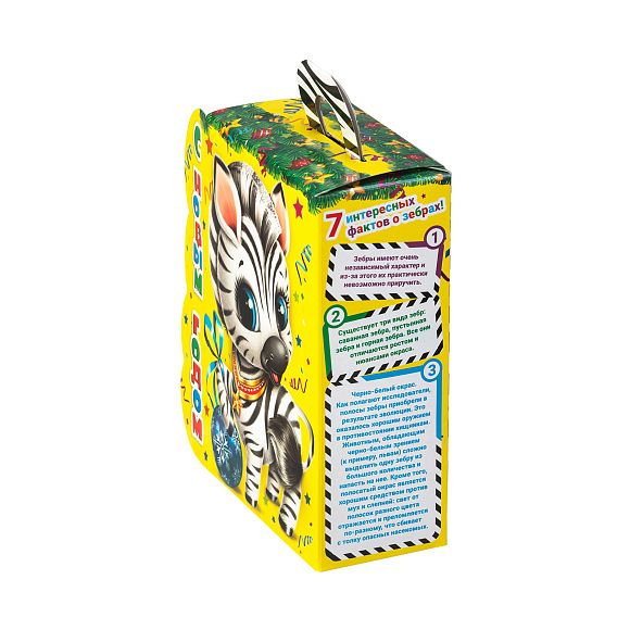 Сладкий новогодний подарок Полосатый Талисман (Бюджет)