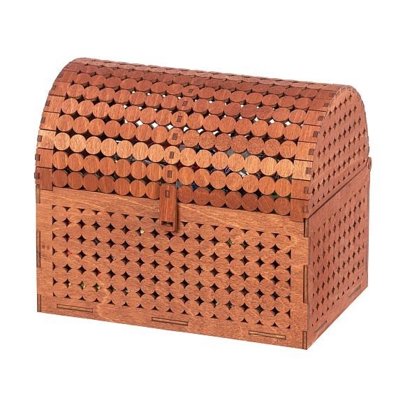 Сладкий новогодний подарок Сундук Ажурный