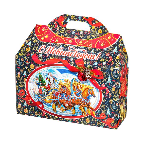 Сладкий новогодний подарок Чемоданчик В Гостях у Сказки Премиум