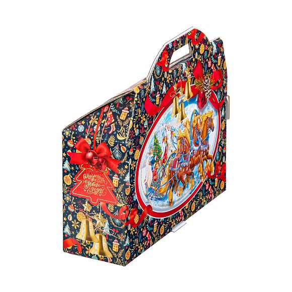 Сладкий новогодний подарок Чемоданчик В Гостях у Сказки Премиум