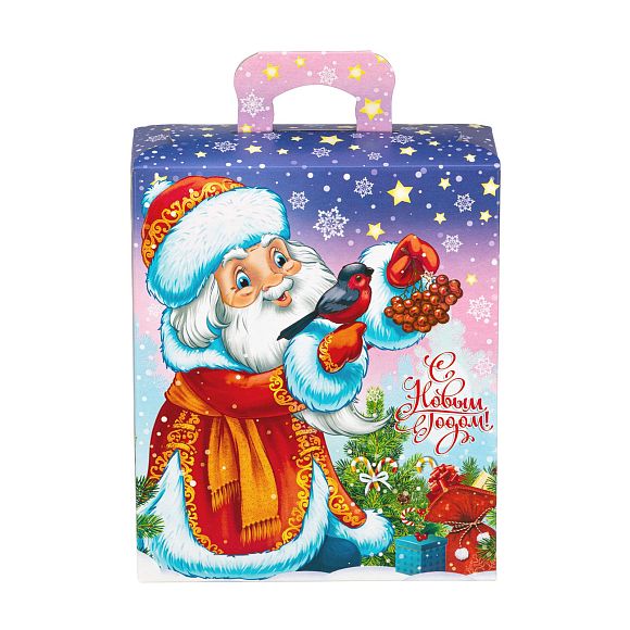 Сладкий новогодний подарок На лесной опушке Дедушка Мороз