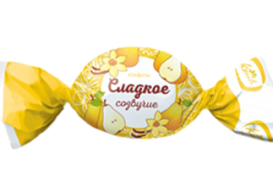 Конфета Сладкое созвучие вкус груша с ванилью