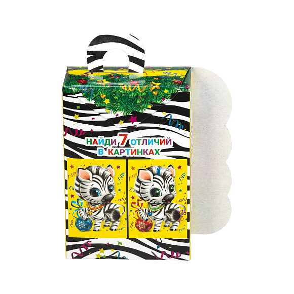 Сладкий новогодний подарок Полосатый Талисман (Бюджет)