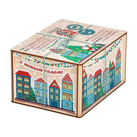 Сладкий новогодний подарок Новогодний Городок (Премиум)