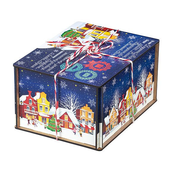 Сладкий новогодний подарок Синяя ночь (Полезный состав)