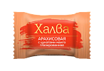 Конфета халва арахисовая с цукатами апельсина глазированная Деликатесса