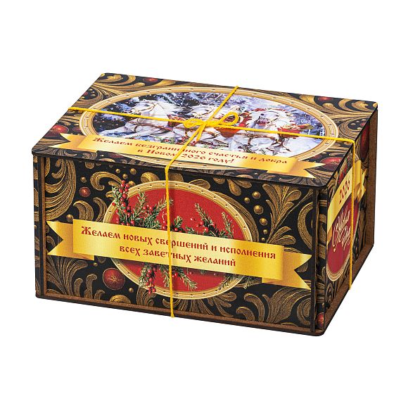 Сладкий новогодний подарок Посылка Черный Бархат (Легенды Москвы)