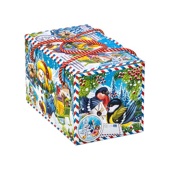 Сладкий новогодний подарок  Почтальон Снежкин