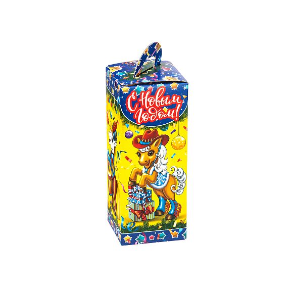 Сладкий новогодний подарок Цирковые лошадки (Бюджет)