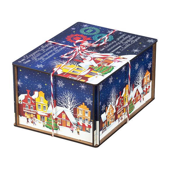 Сладкий новогодний подарок Синяя ночь (Полезный состав)