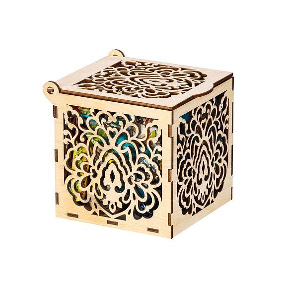 Сладкий новогодний подарок Морозные кружева