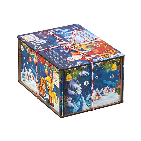 Сладкий новогодний подарок Посылка от сказочной лошадки (Полезный состав)