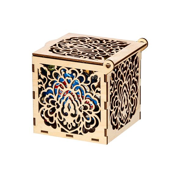 Сладкий новогодний подарок Морозные кружева