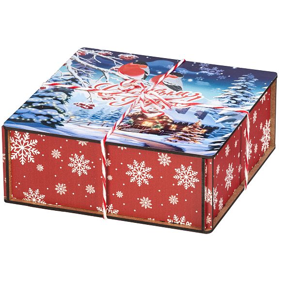 Сладкий новогодний подарок Январские птицы (большая) (Легенды Москвы)