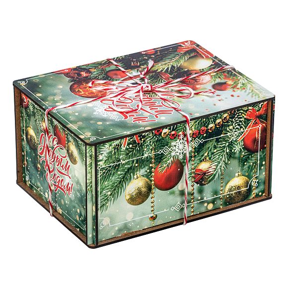 Сладкий новогодний подарок Зеленое Чудо (малая) (Мега Хит)