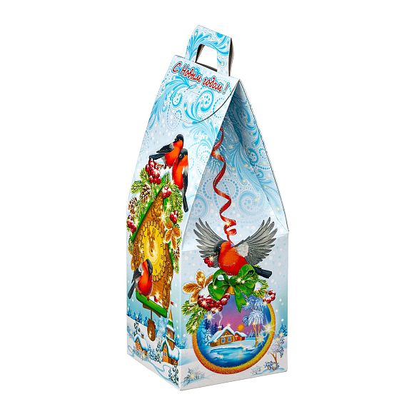 Сладкий новогодний подарок Зимний день