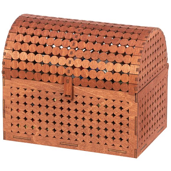 Сладкий новогодний подарок Сундук Ажурный