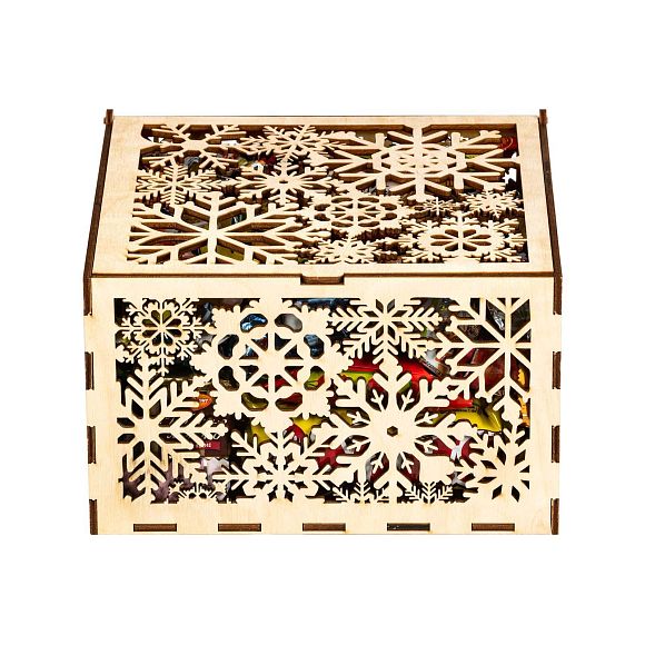 Сладкий новогодний подарок Шкатулка Царица Зима