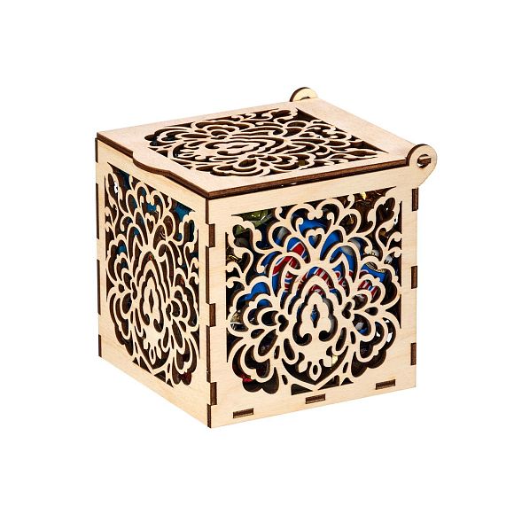 Сладкий новогодний подарок Морозные кружева