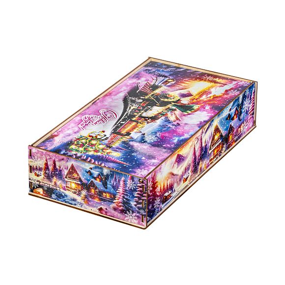 Сладкий новогодний подарок Снежный экспресс (малый)