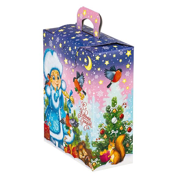 Сладкий новогодний подарок На лесной опушке Дедушка Мороз