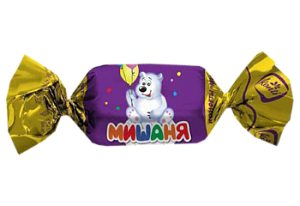 Конфета Мишаня с ирисом