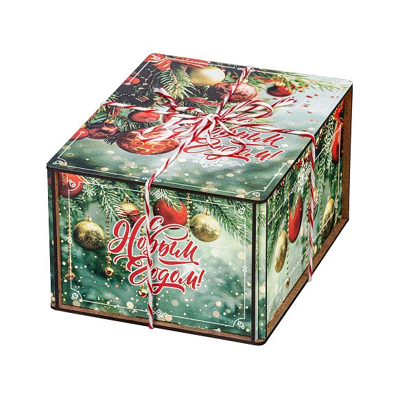 Сладкий новогодний подарок Зеленое Чудо (малая) (Мега Хит)