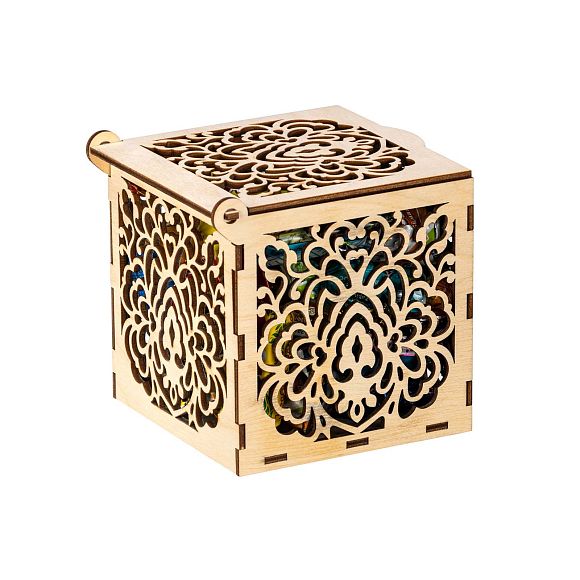 Сладкий новогодний подарок Морозные кружева