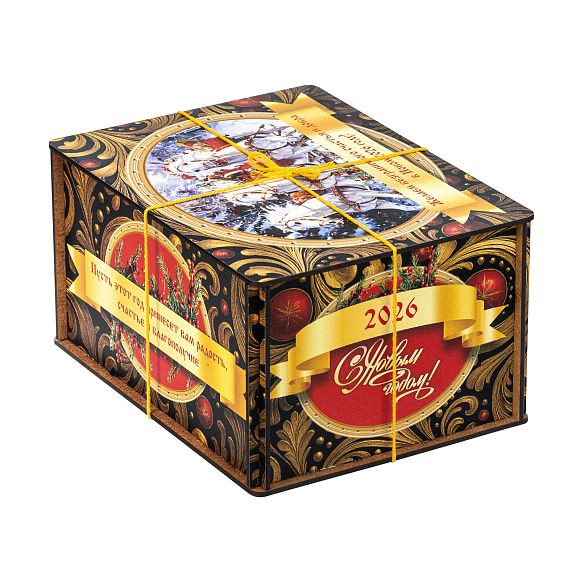Сладкий новогодний подарок Посылка Черный Бархат (Легенды Москвы)