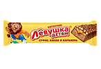 Батончик Левушка детям конфеты глазированные с суфле и карамелью