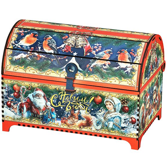 Сладкий новогодний подарок Ларец Сказка (Премиум)