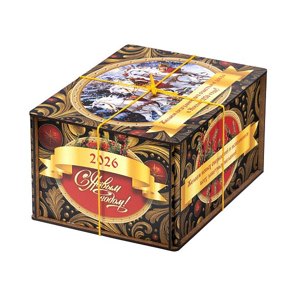Сладкий новогодний подарок Посылка Черный Бархат (Легенды Москвы)