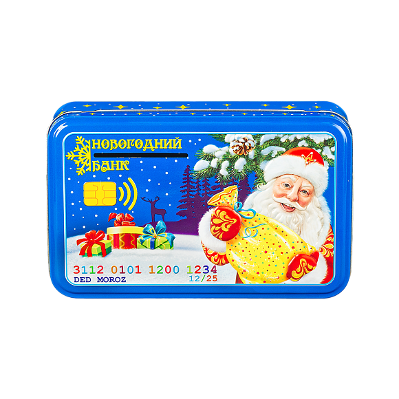 Сладкий новогодний подарок Кредитка от Деда Мороза