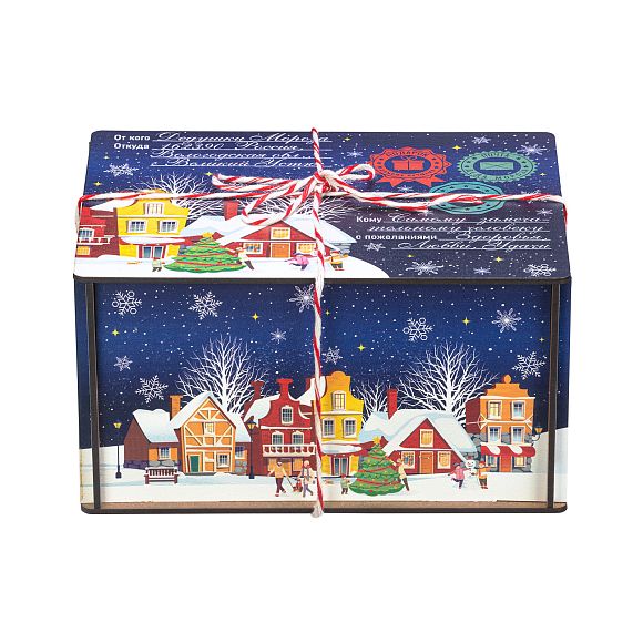 Сладкий новогодний подарок Синяя ночь (Полезный состав)