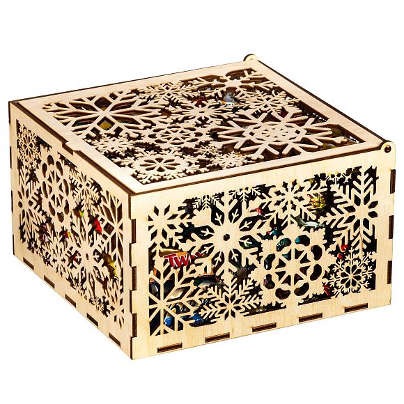 Сладкий новогодний подарок Шкатулка Царица Зима