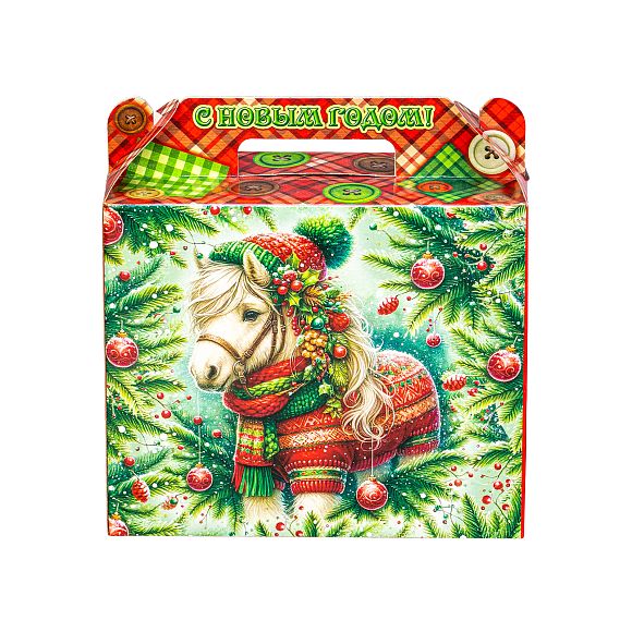 Сладкий новогодний подарок Пуговка (Полезный состав)