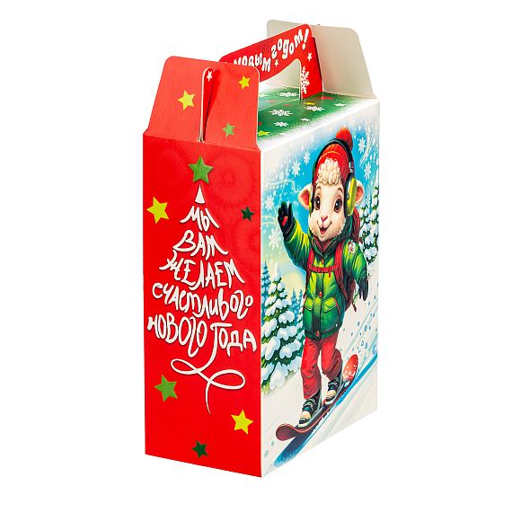 Сладкий новогодний подарок Вкусный новогодний подарок «Горнолыжник»