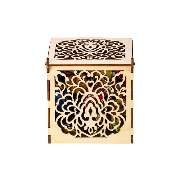 Сладкий новогодний подарок Морозные кружева