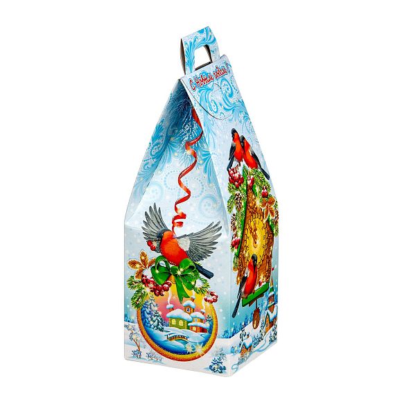 Сладкий новогодний подарок Зимний день