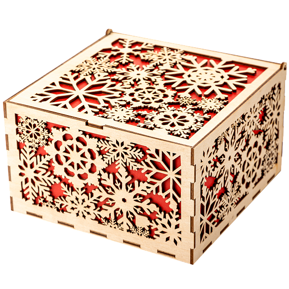 Сладкий новогодний подарок Вальс снежинок