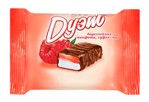 Конфета Дуэт малина