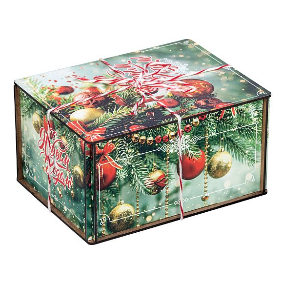 Сладкий новогодний подарок Зеленое Чудо (малая) (Мега Хит)