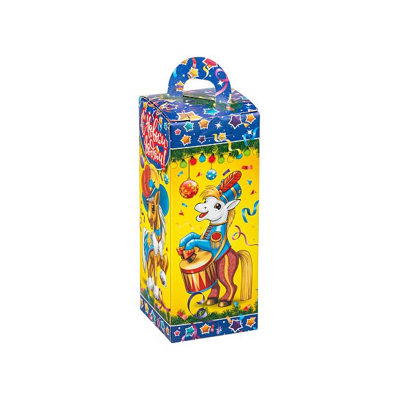 Сладкий новогодний подарок Цирковые лошадки (Бюджет)