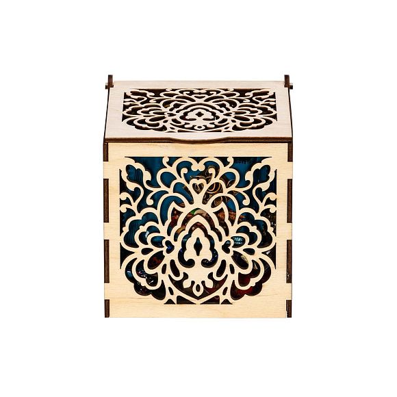 Сладкий новогодний подарок Морозные кружева