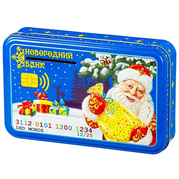 Сладкий новогодний подарок Кредитка от Деда Мороза