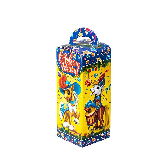 Сладкий новогодний подарок Цирковые лошадки (Бюджет)